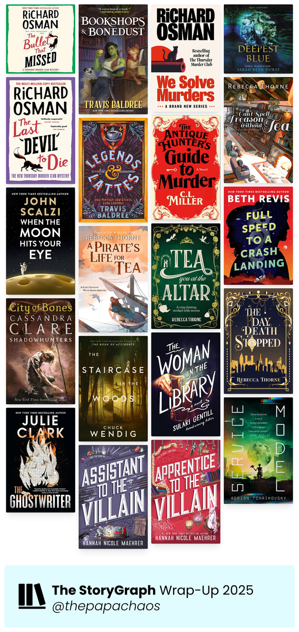 A collage of book covers that Tim has read.